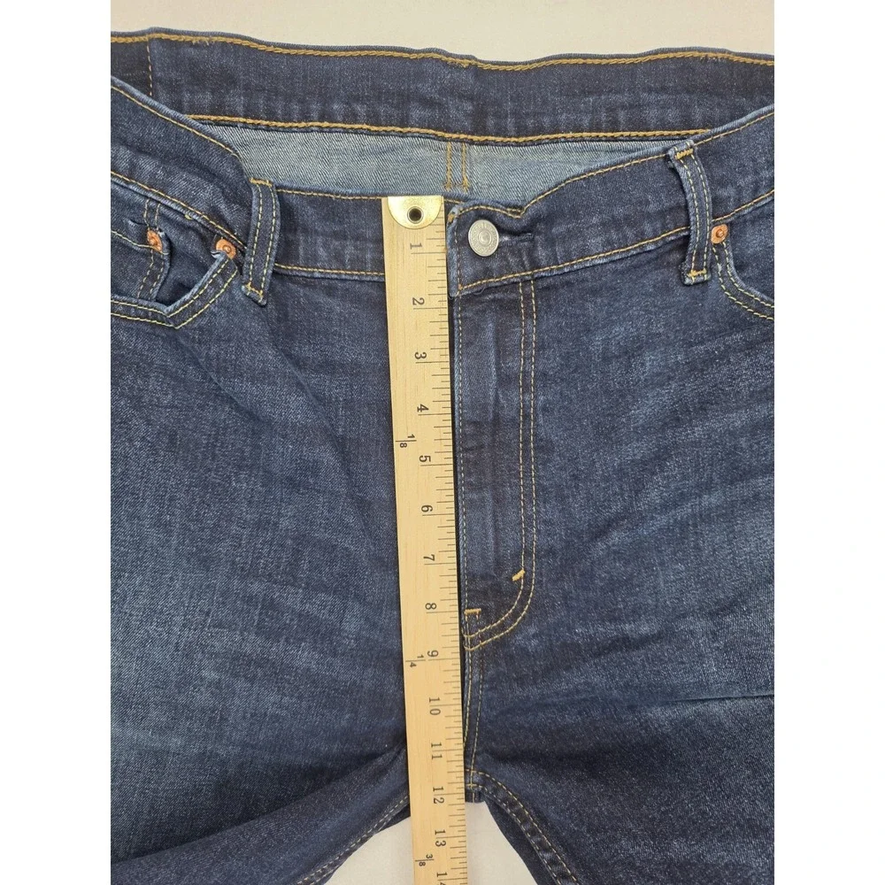 Levis 511 Slim Fit Jeans Mens 40x26 Dark Wash Blue Denim Straight Leg 40x32 Tag